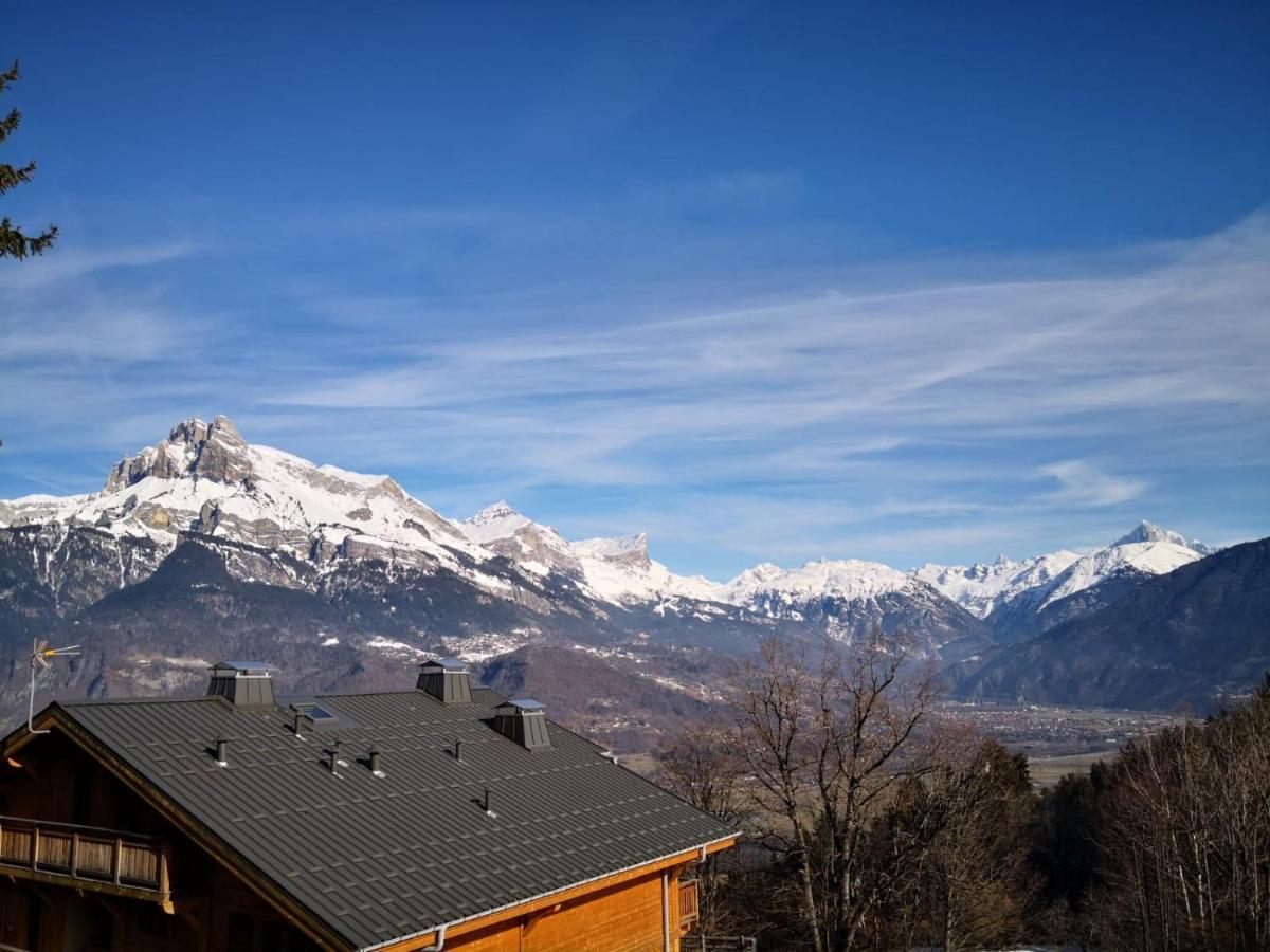 Ferienwohnung Les Chalets Pre D'Annie Combloux Exterior foto